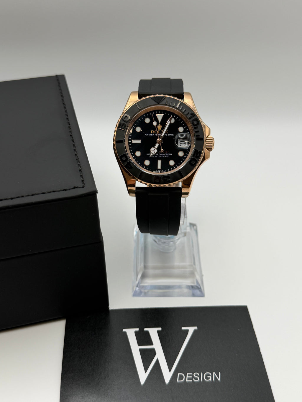 Seikmariner Yatch Master Black - Rose Gold | HW Design