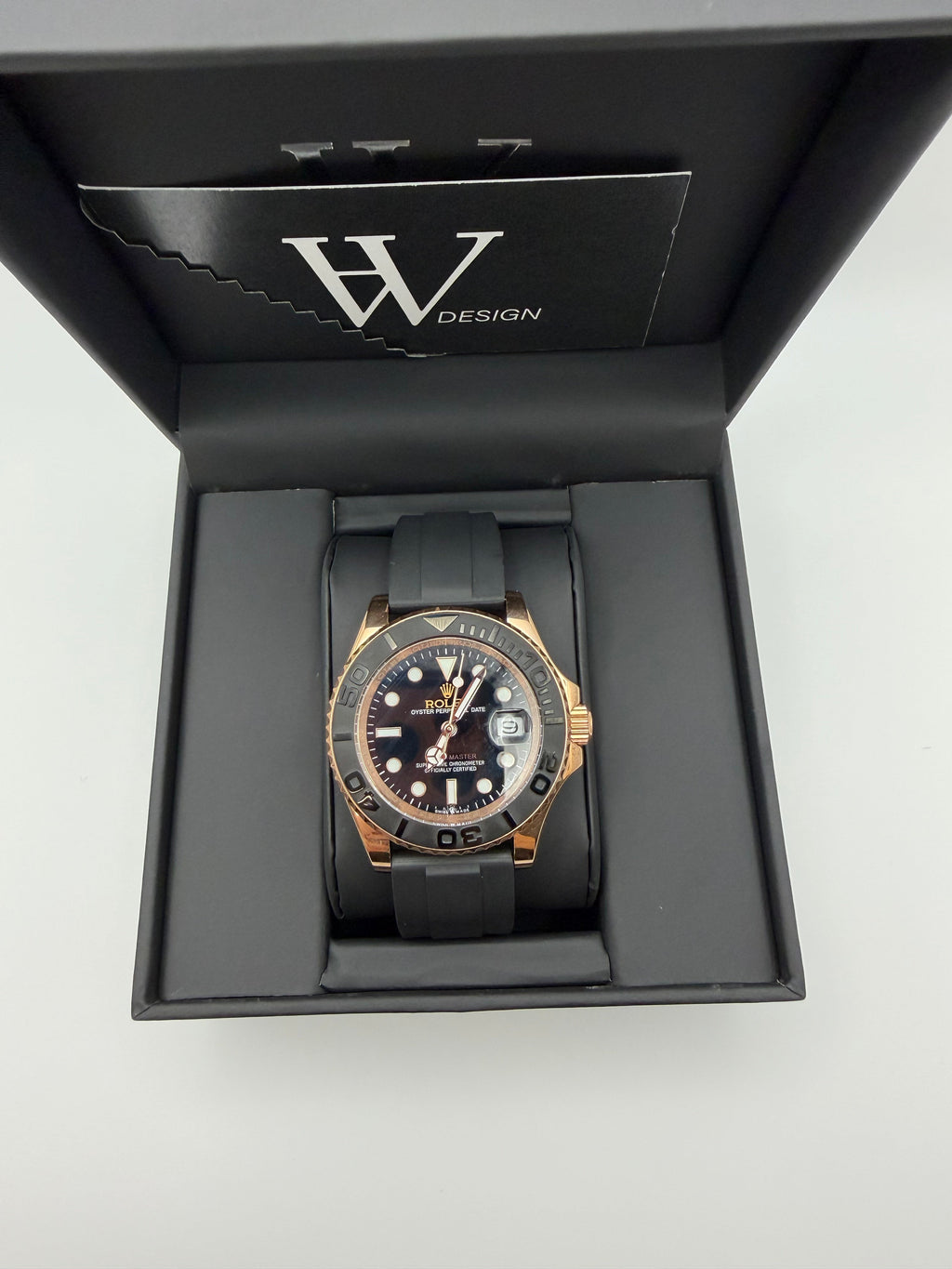 Seikmariner Yatch Master Black - Rose Gold | HW Design