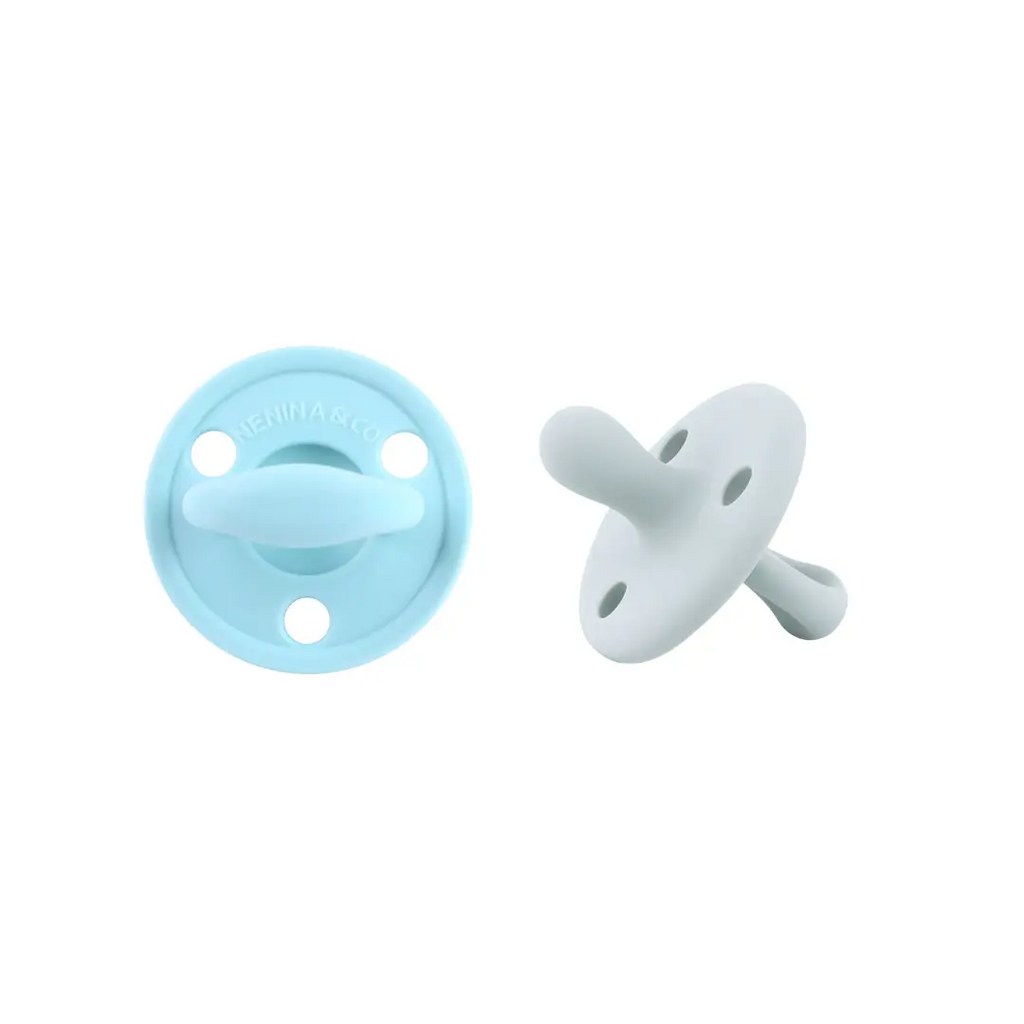 Kit 2 Chupetes Clásicos para Bebé Silicona Orgánica Nenina & Co