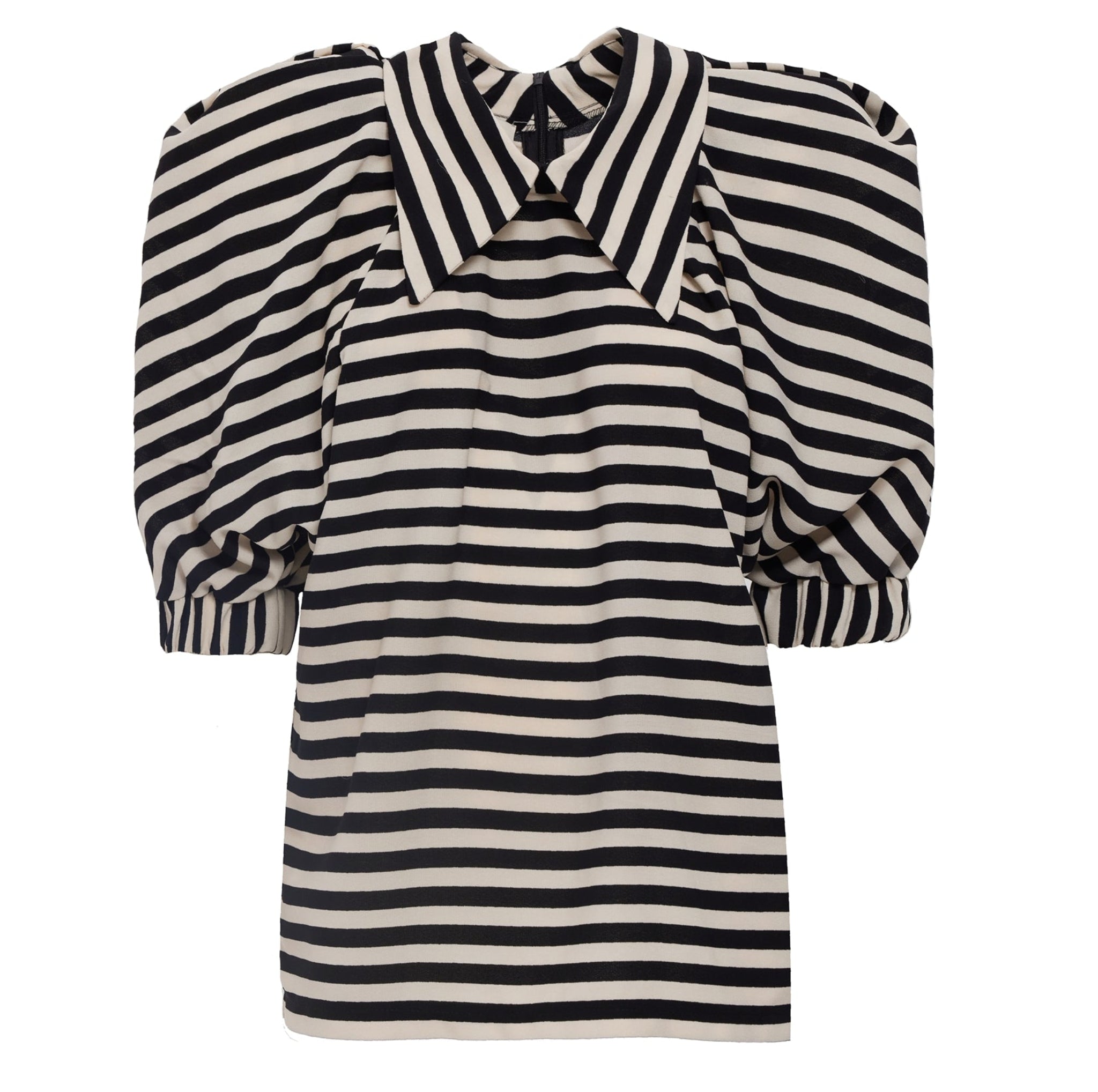 Designer Blouse With Black White Stripes
