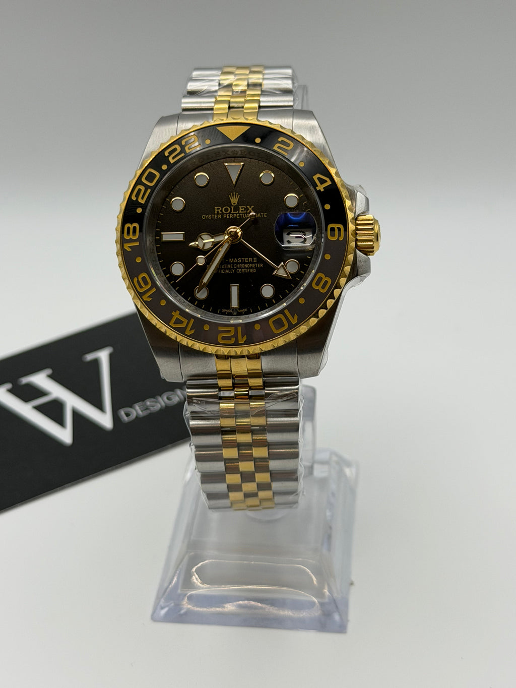 Seikmariner GMT Master Schwarz (Zweifarbig) | HW Design