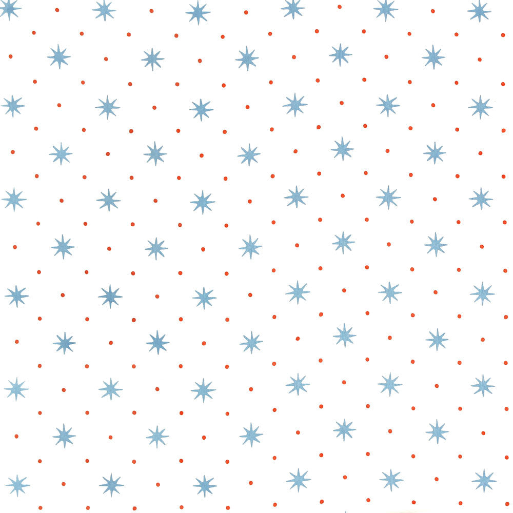 Serendipity Fabric Blue Orange By Sister Parish Design