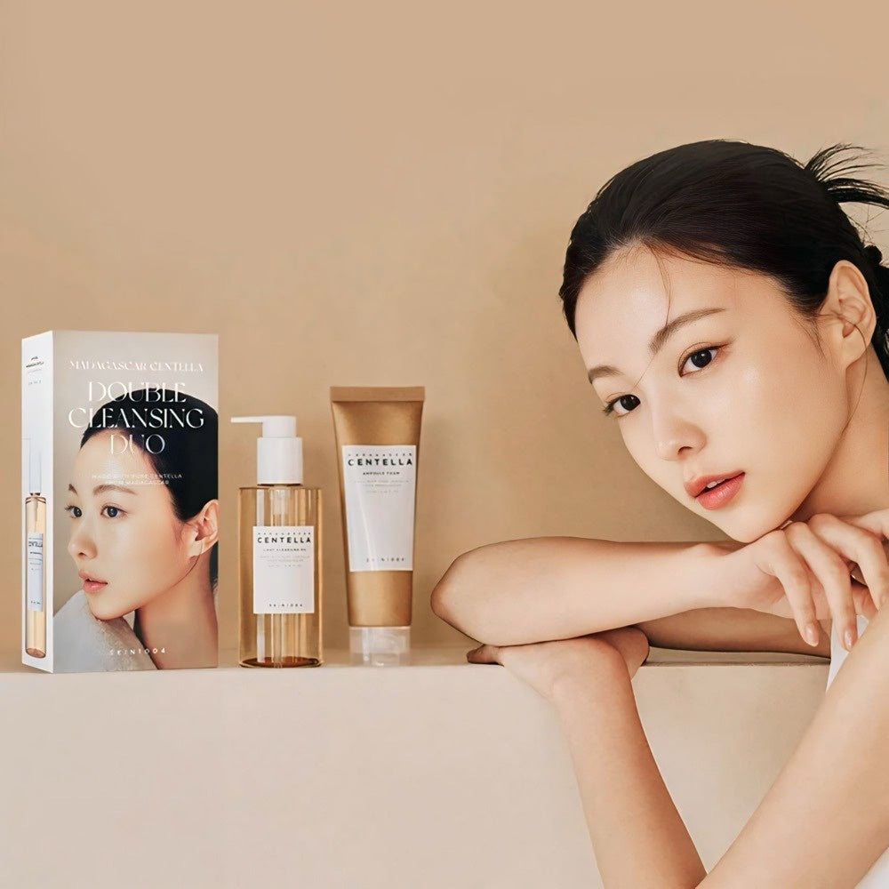 SKIN1004 Centella – Pack de Doble Limpieza Suave con Aceite + Espuma | Piel Sensible y Equilibrada