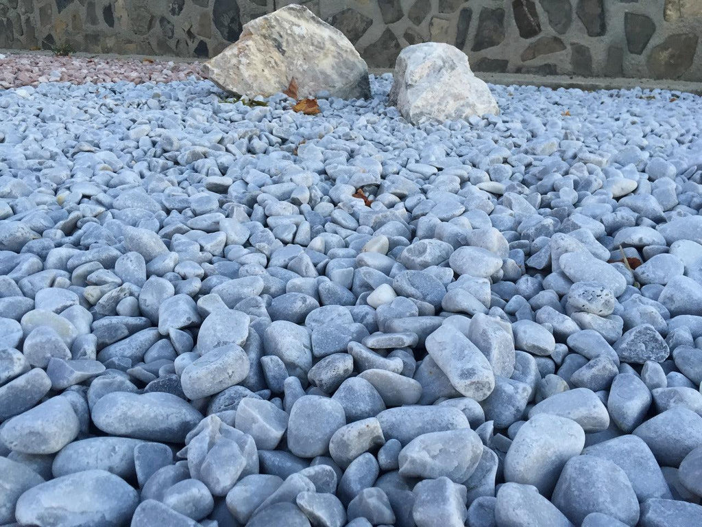 Canto rodado gris azulado prémium