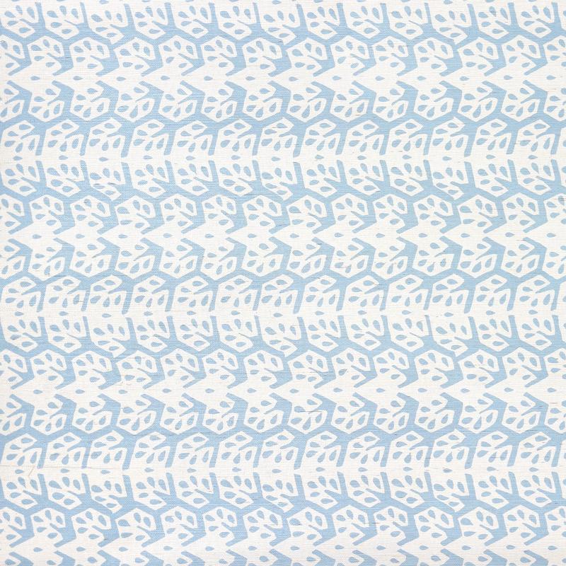 Cecil Stripe Grasscloth Pale Blue Last Call By Sister Parish Design