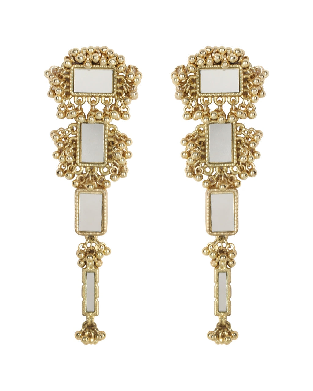 Sharvani Earrings By KYNAH, Luxury Indian Fashion & Bridal Wear