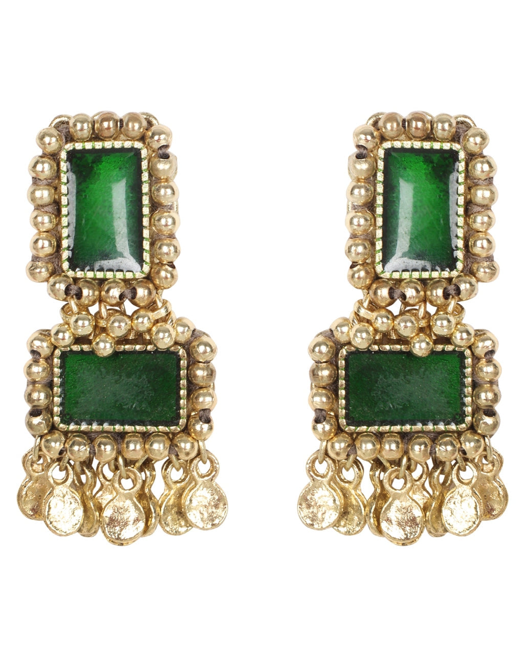 Lalita Earrings By KYNAH, Luxury Indian Fashion & Bridal Wear
