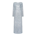 Long Sleeve Sequined Dress