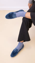 Mocasin Natalia Cobalto