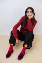Mocasin Natalia Púrpura