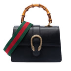 Medium Calfskin Bamboo Dionysus Web Satchel