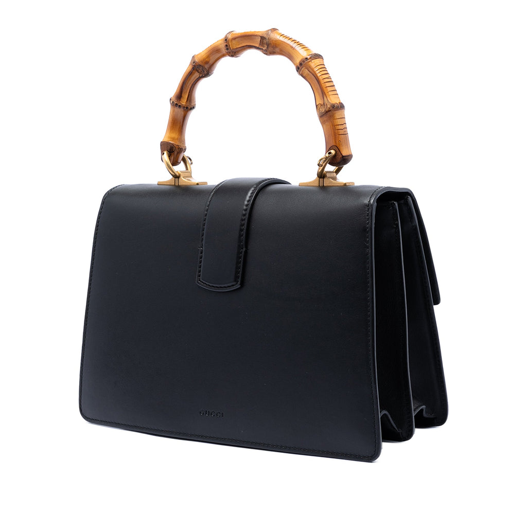 Medium Calfskin Bamboo Dionysus Web Satchel
