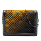 Mini Leather and Ombre Velvet Montebello Crisscross Crossbody