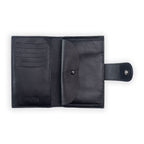 Leather Wallet with Purse Zellige Red