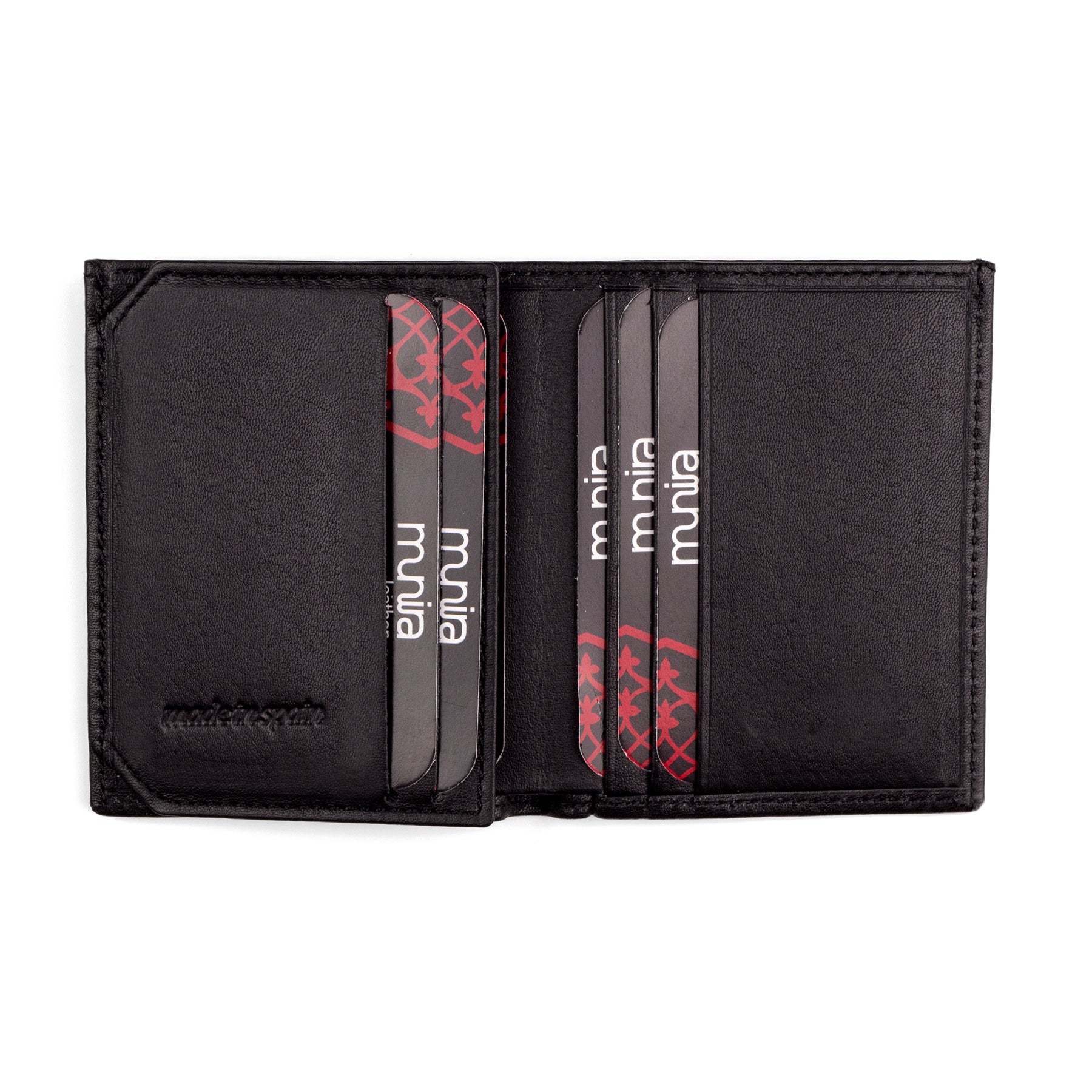 Minimal Black Leather Wallet