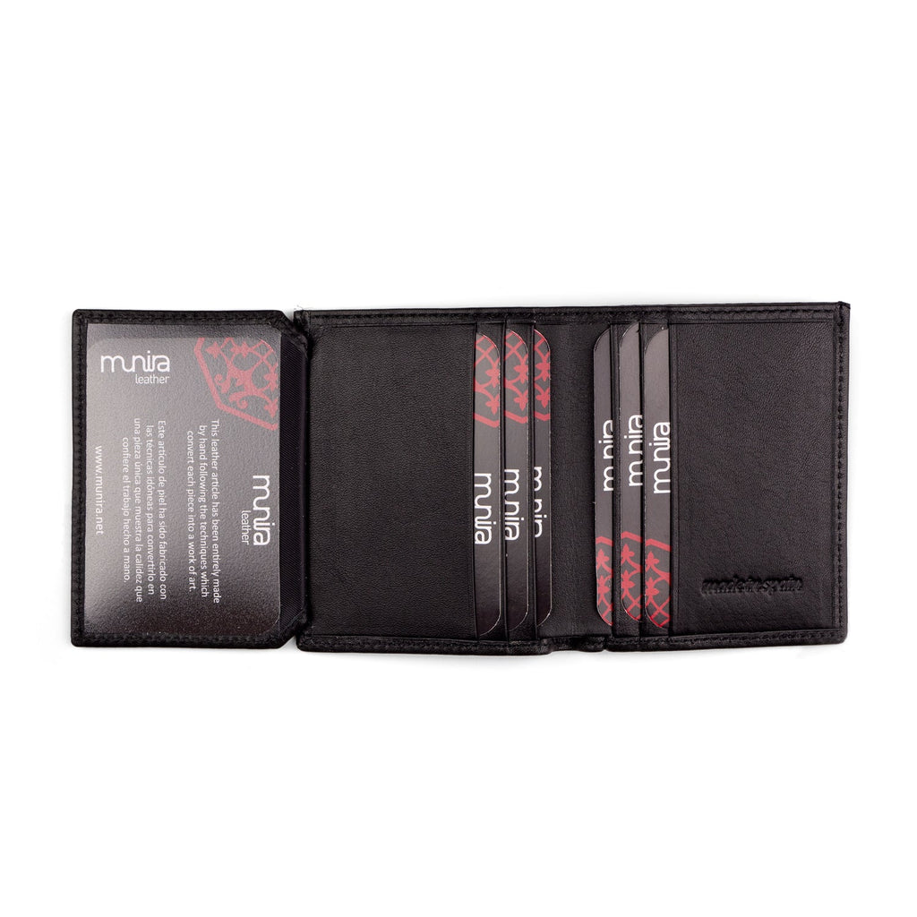 Minimal Black Leather Wallet