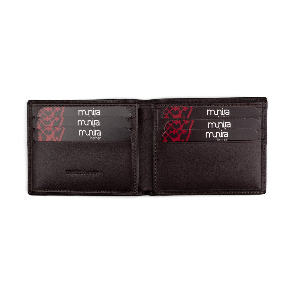 Dark Brown Bifold Leather Wallet
