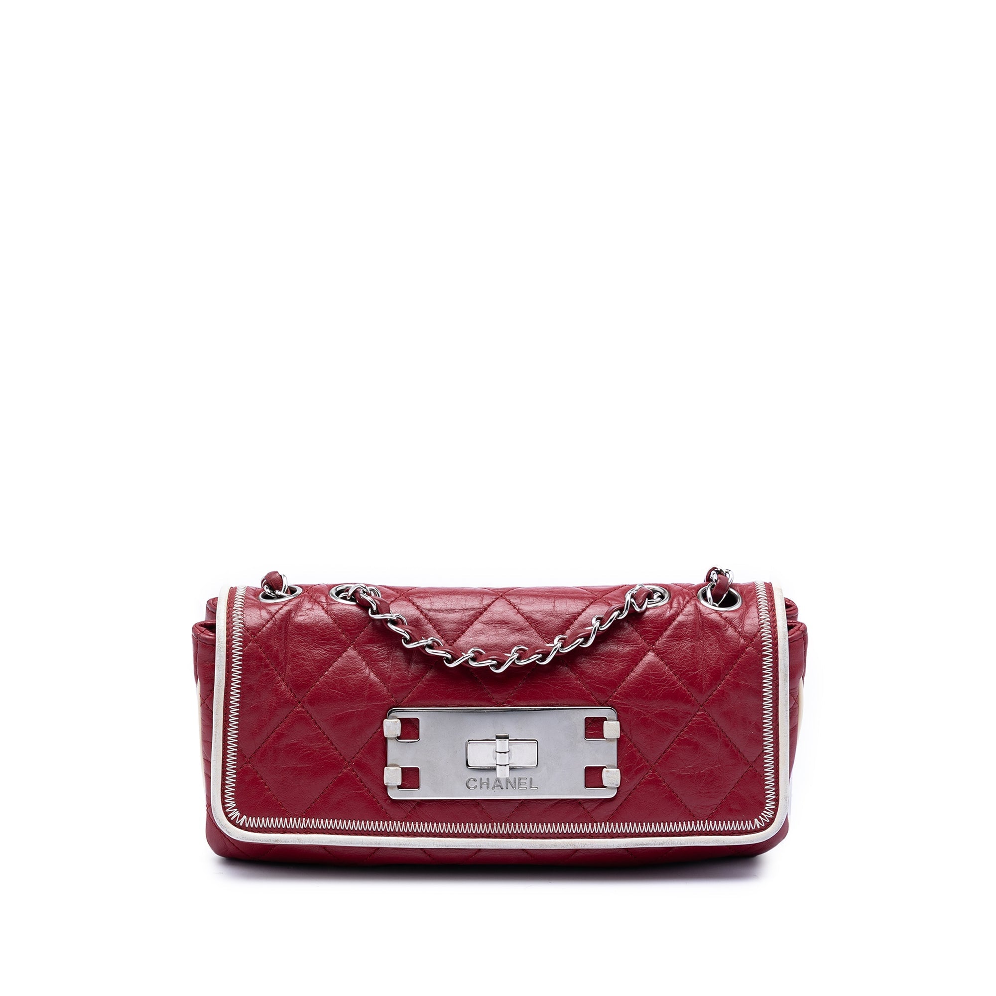 Quilted Aged Lambskin Reissue 2.55 East West Flap