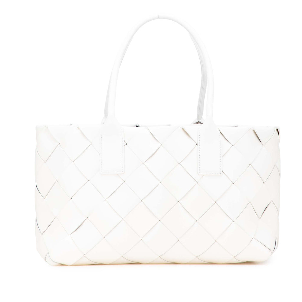 Small Lambskin Intrecciato Cabat Tote