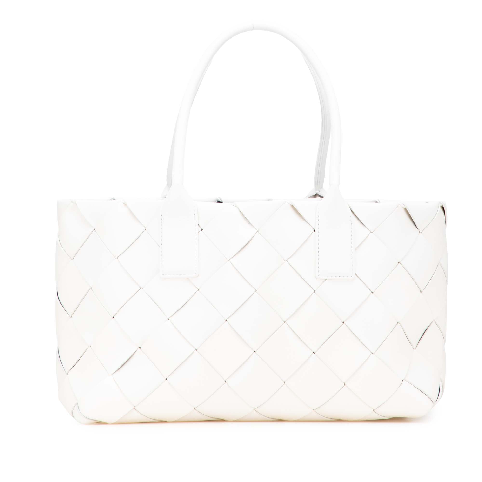 Small Lambskin Intrecciato Cabat Tote