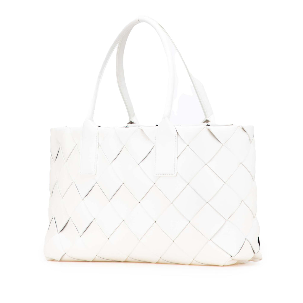 Small Lambskin Intrecciato Cabat Tote