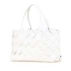 Small Lambskin Intrecciato Cabat Tote