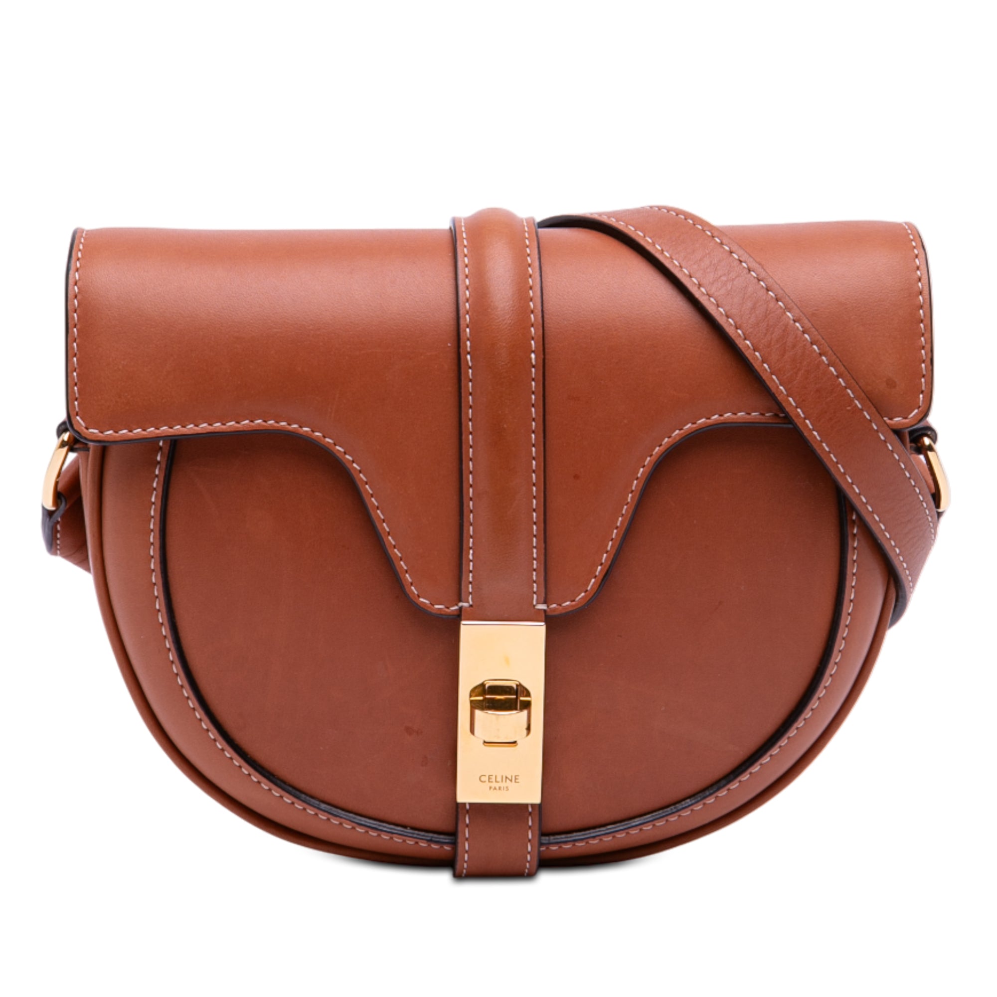 Small Calfskin Besace 16 Crossbody