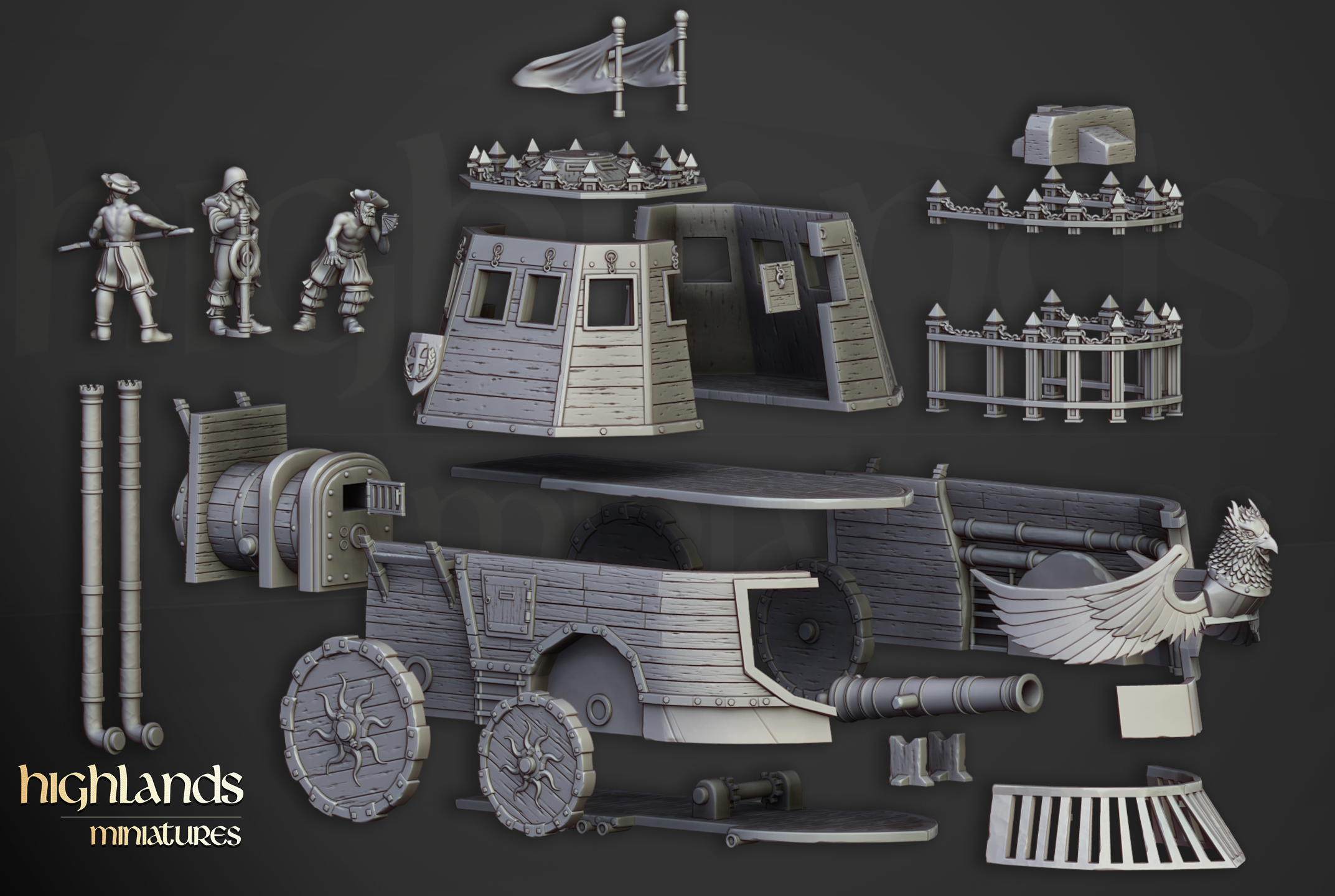 Iron Opinicus, Highlands Miniatures