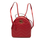 Small GG Marmont Matelasse Leather Backpack