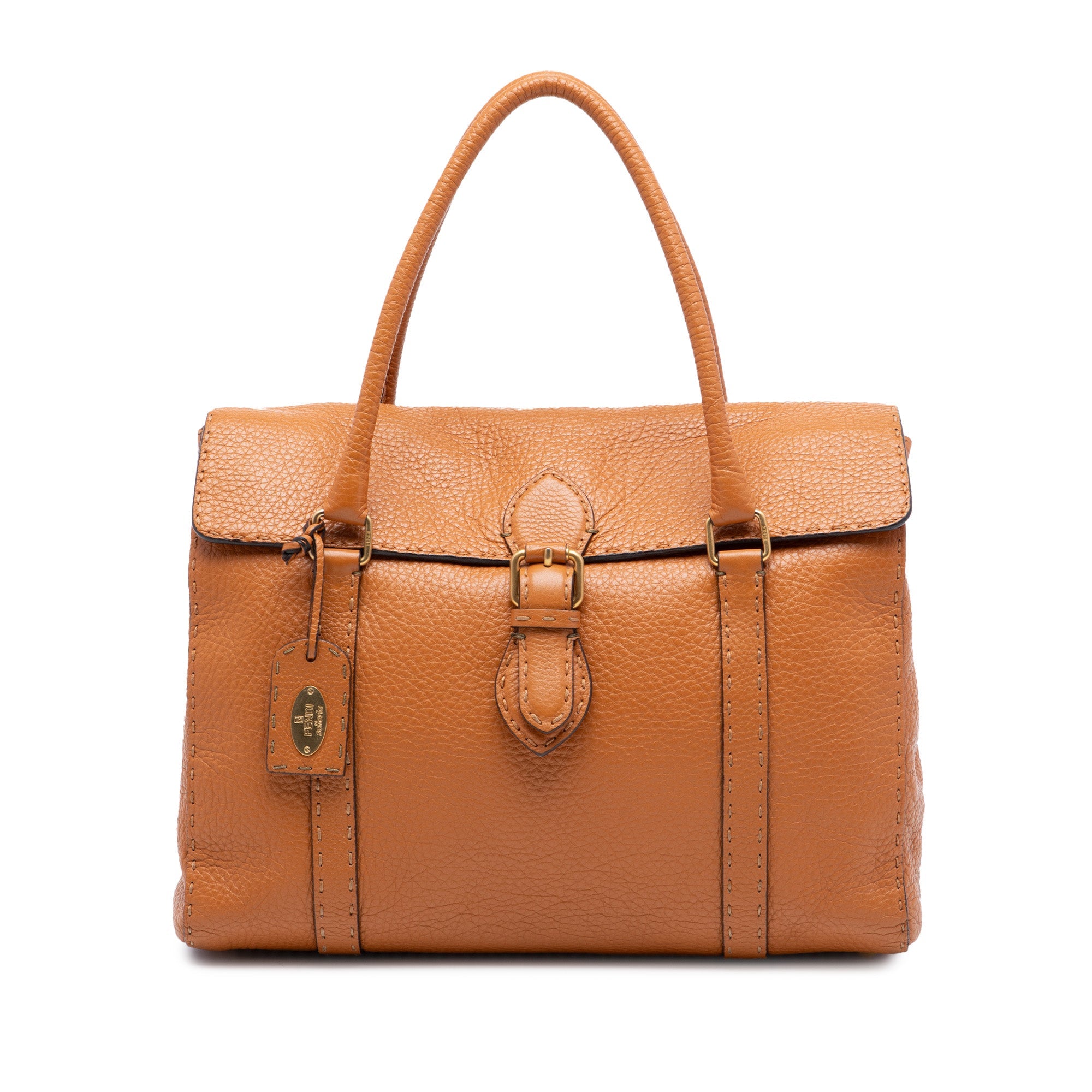 Large Leather Selleria Linda Handbag