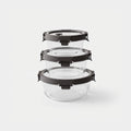 GENICOOK Round Glass Container Set