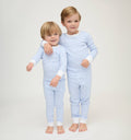 The Tiny Sully PJ Set / Blue/White Stripe   By Hill House Home