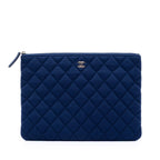 Medium Quilted Jersey O Case Clutch