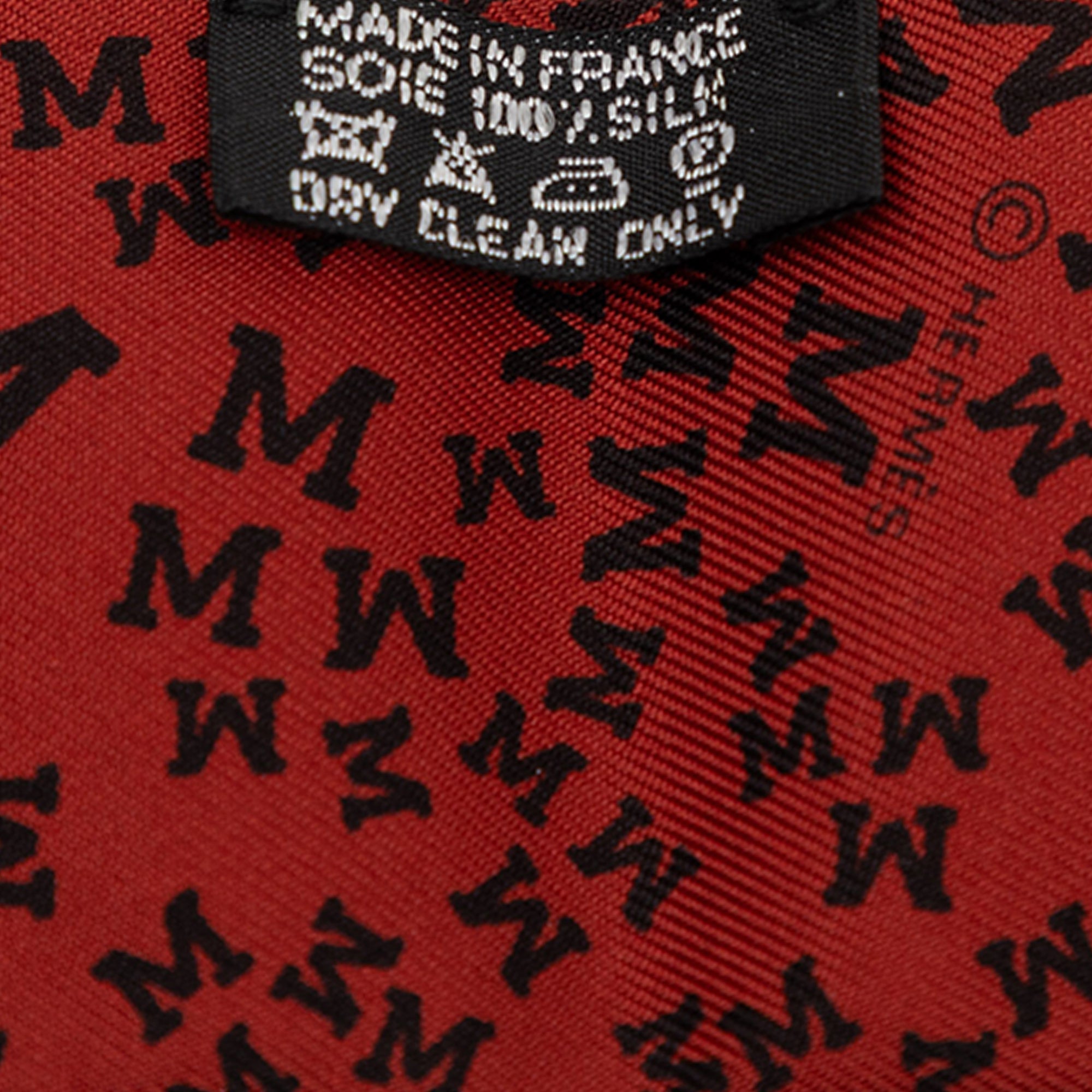 Scattered Letters Twilly Silk Scarf