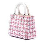 Medium Lambskin And Tweed Lady Dior