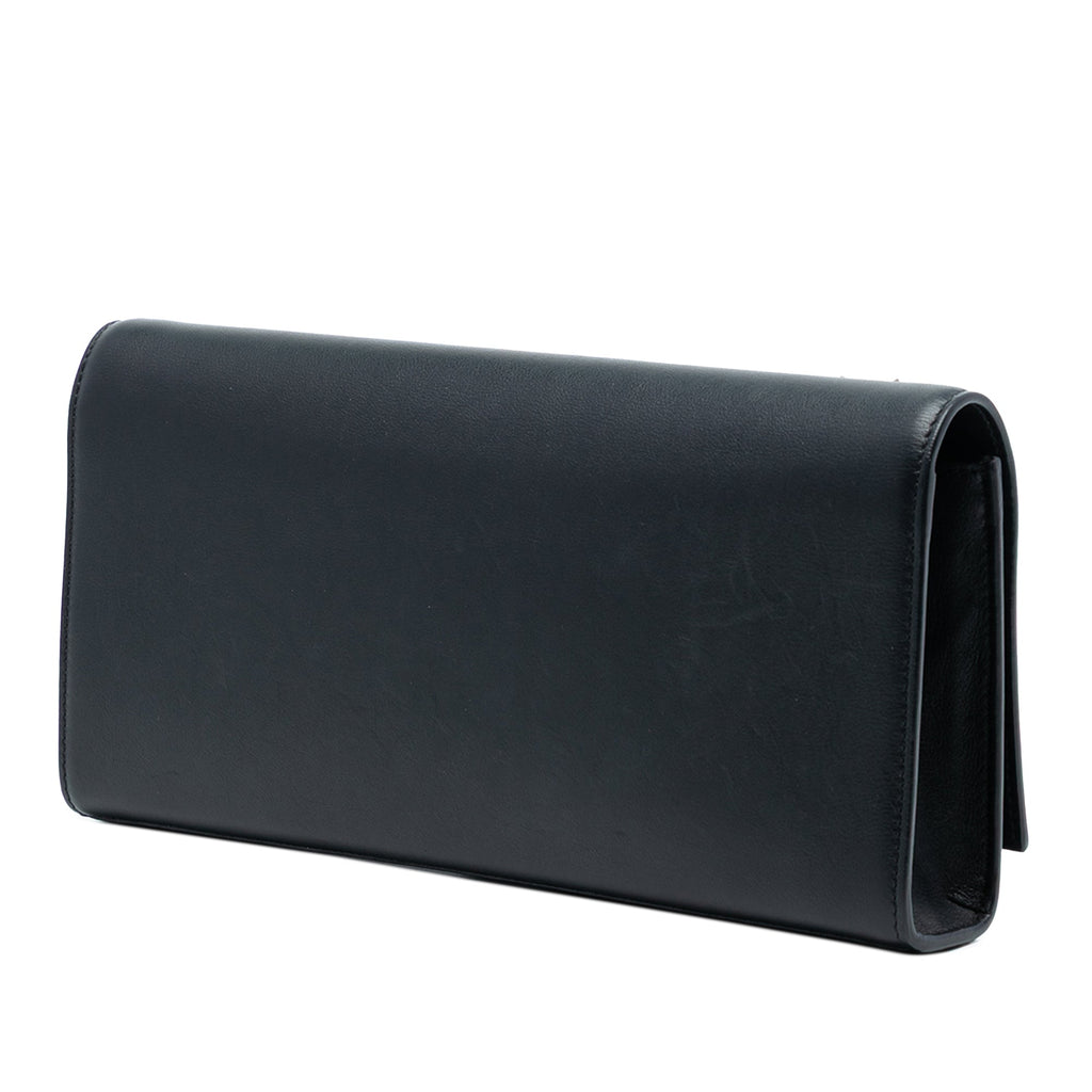Medium Leather Monogram Kate Heart Star Patchwork Clutch