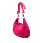 Suede Nadja Rose Shoulder Bag