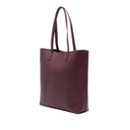 North South Leather Shopping Tote