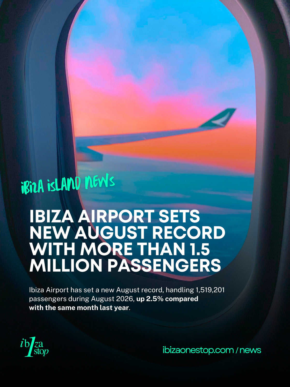 Ibiza Airport Sets New August Record With More Than 1.5 Million Passengers