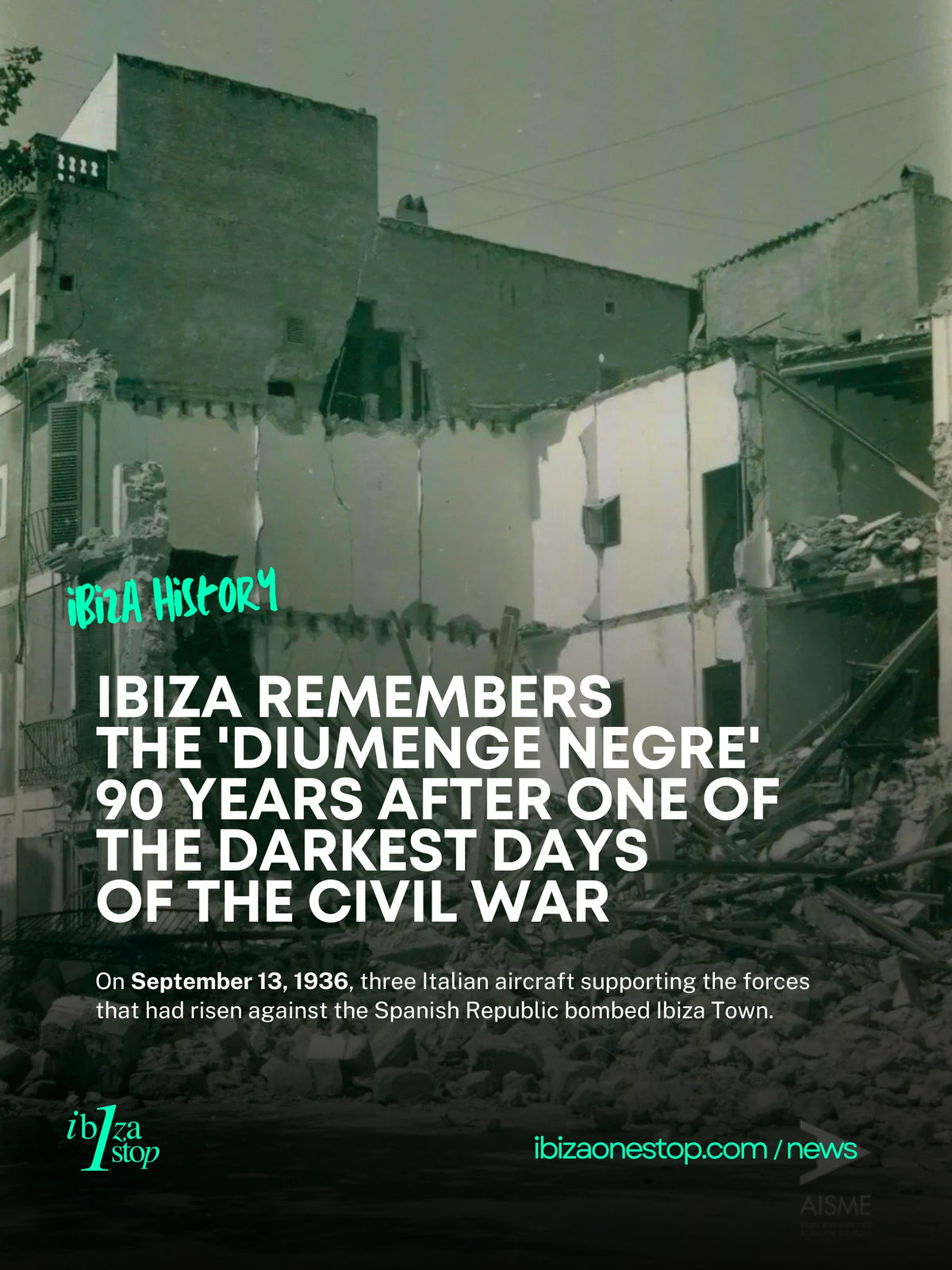 Ibiza Remembers  the 'Diumenge Negre'  90 Years After One of the Darkest Days  of the Civil War