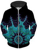 Iced Mantra Cake Unisex Zip-Up Hoodie