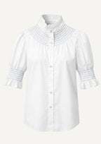Blusa Milán - Celeste Manga corta