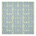 Infinite Loops Square Hand Tufted Rug