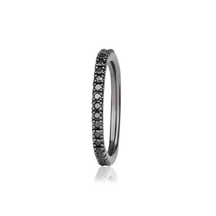 INFINITY Full Surround Black Diamond Ring By ALINKA Fine Jewellery