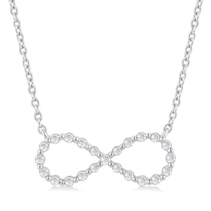 Diamond Infinity Necklace