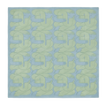 Intertwined Figures Square Hand Tufted Rug