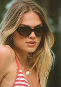 KREWE IRENE | Black + Black and Crystal