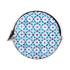 Blue and White Leather Coin Purse Alcazar