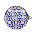 Blue and White Leather Coin Purse Zelig