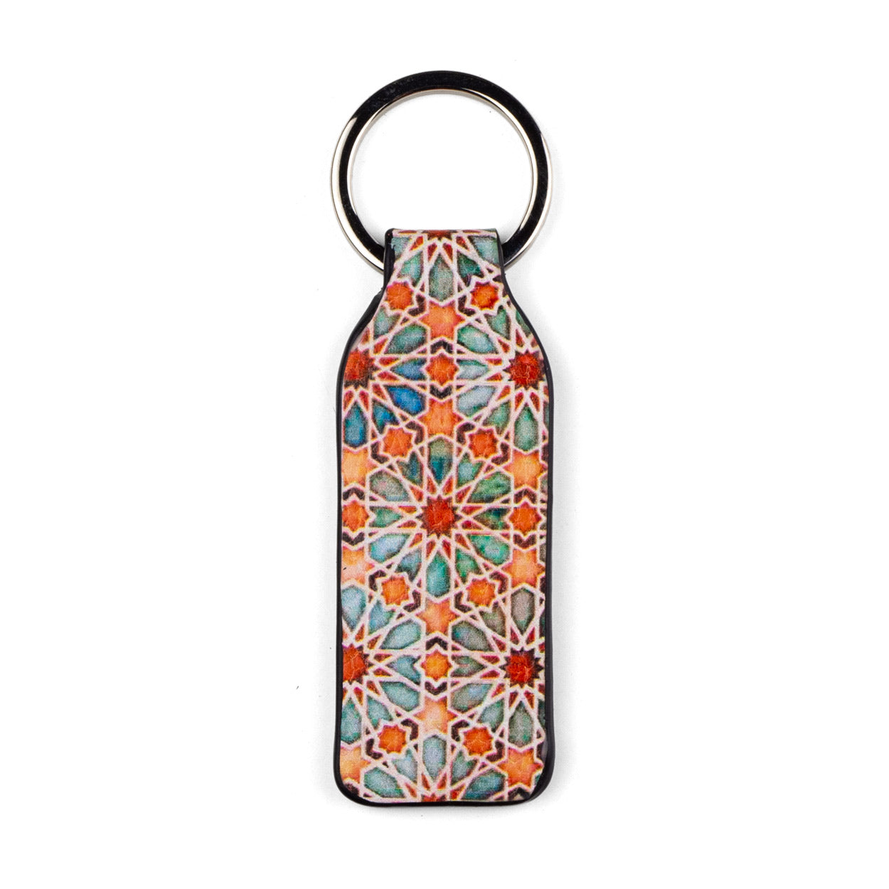 Orange Leather Keychain Zelig